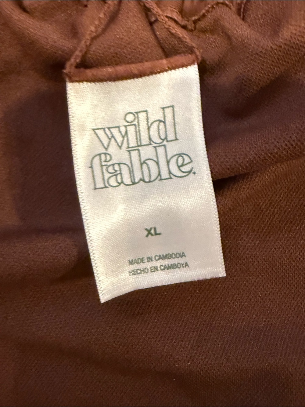 Wild Fable Brown Shell Detail Triangle Bikini Set NWT XL Women’s Swimwear - Picture 6 of 7